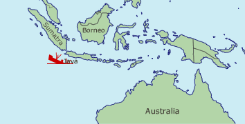 Location of the Sinking of Poelau Bras