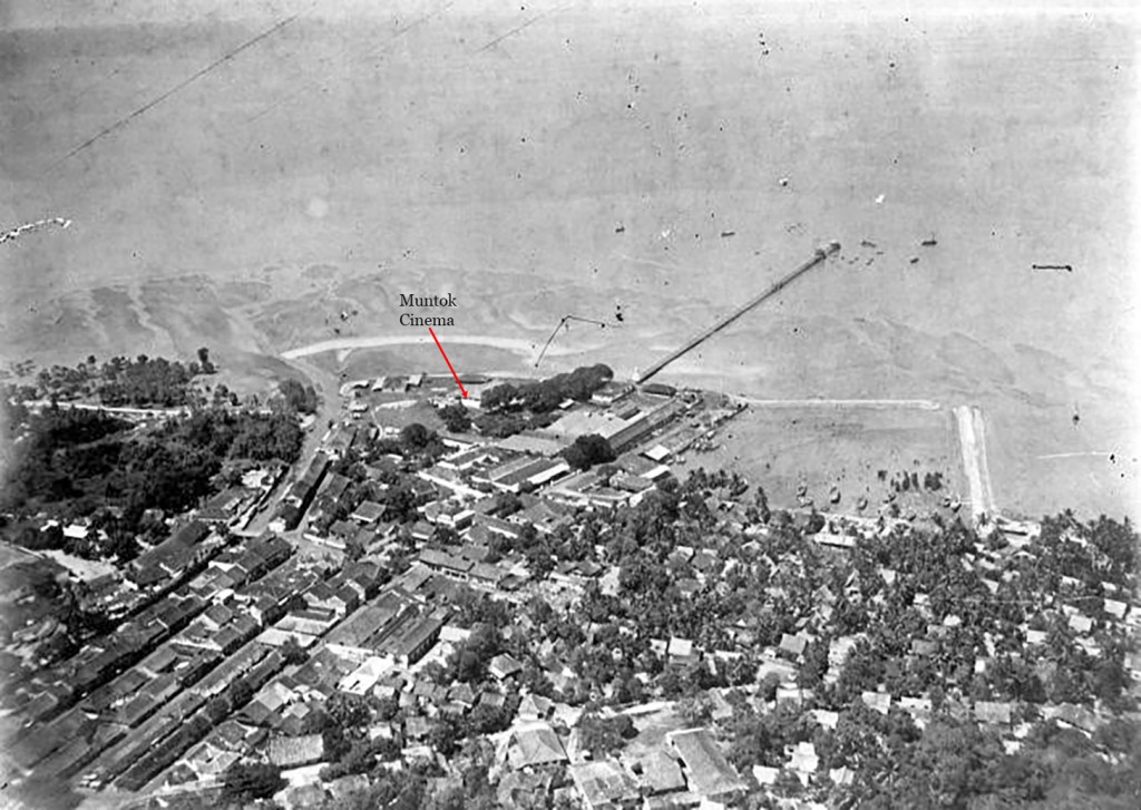 Muntok Pier Aerial View 2 1930s for web2