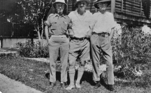 Three planters (Colin Campbell on right)