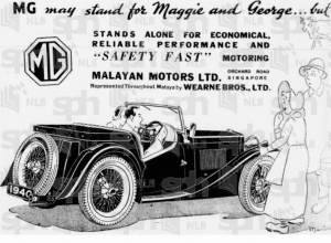 Wearne Bros MG ad 20 May 1940