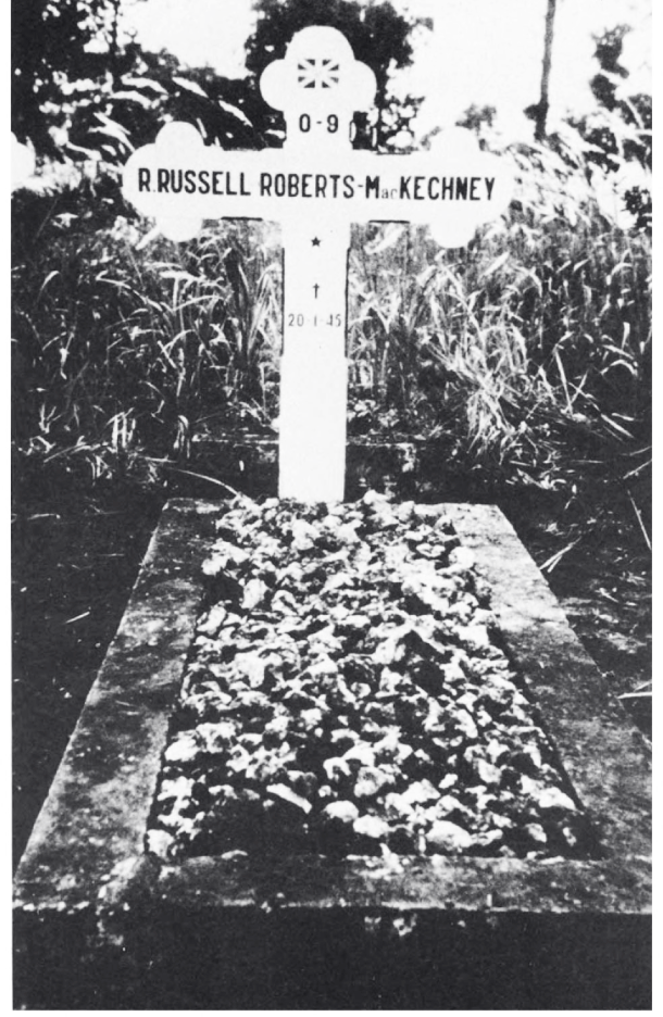Ruth Russell Roberts Grave at Muntok